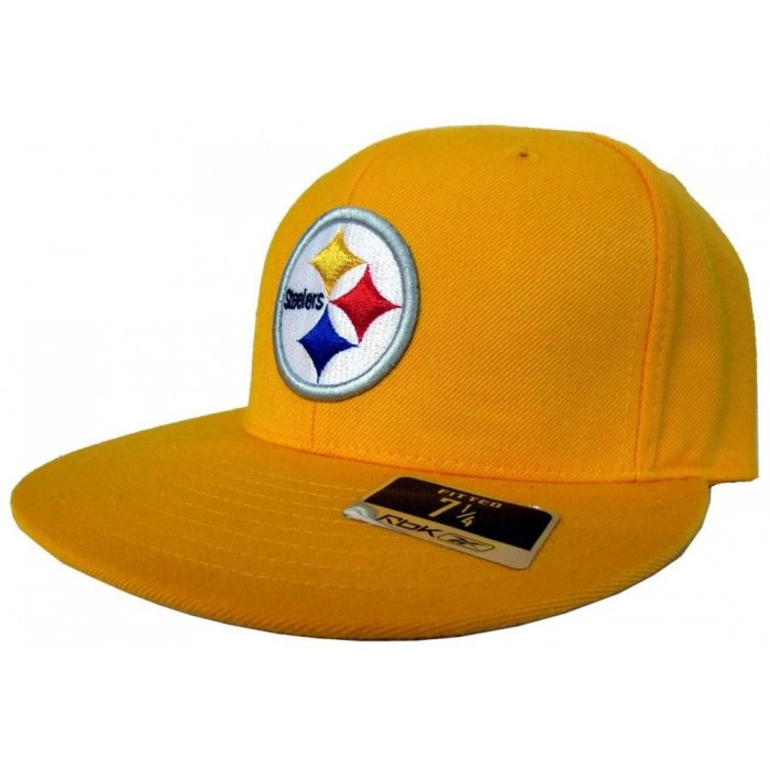 Pittsburgh Steelers Reebok NFL Gold Fitted Hat