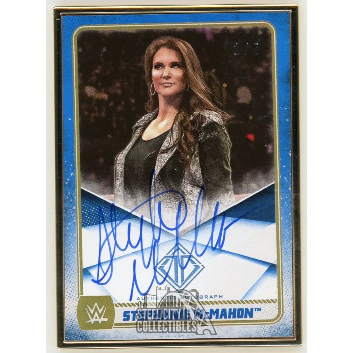 2021 Topps WWE Stephanie McMahon deals Auto 05/75