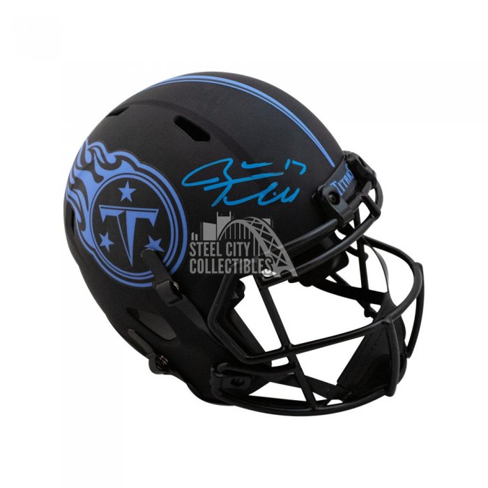 Ryan Tannehill Tennessee Titans Signed Flash Blue Speed Mini Helmet WN —  Ultimate Autographs