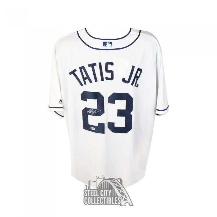 Fernando Tatis Jr Autographed San Diego Brown Custom Baseball Jersey  10-Count Lot - BAS