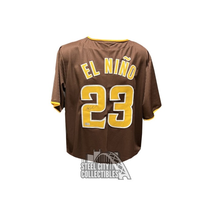 Fernando Tatis Jr Autographed El Nino San Diego Custom White Pinstripe Baseball  Jersey - BAS
