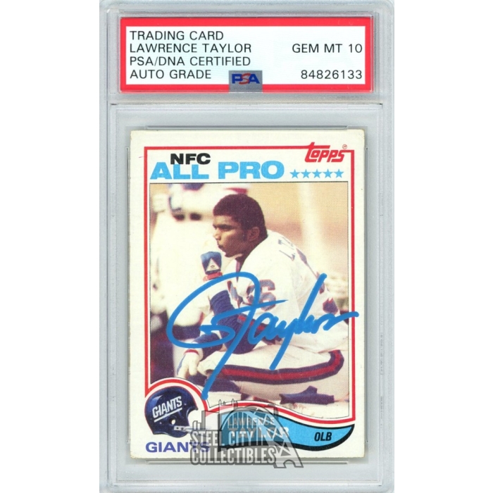 Up To 25% Off on Lawrence Taylor Signed Blue C