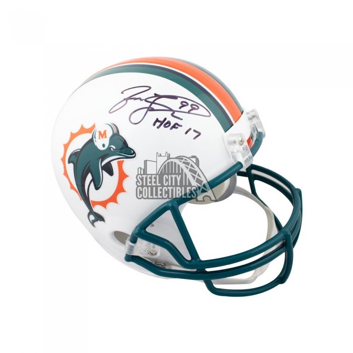 Jason Taylor Autographed Miami Dolphins Eclipse Replica Full-Size Football  Helmet - BAS