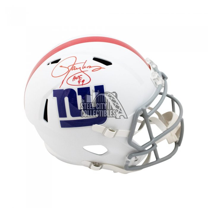 Charitybuzz: Lawrence Taylor Signed Giants Replica Helmet