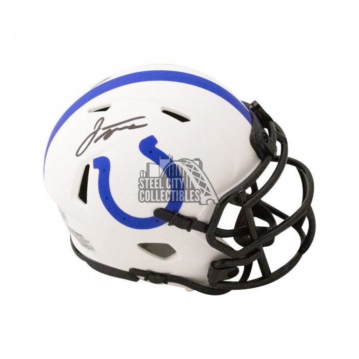 Jonathan Taylor Autographed Indianapolis Colts Flash Replica Full-Size  Football Helmet - Fanatics (White Ink)