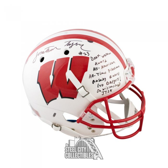 Jonathan Taylor Autographed Wisconsin Badgers Custom Football Jersey - BAS  COA (Full Name) at 's Sports Collectibles Store