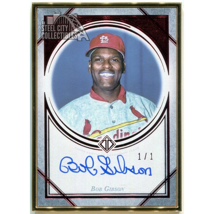 Bob Gibson Memorabilia, Autographed Bob Gibson Collectibles