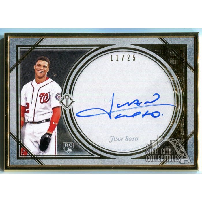 2018 Topps Five Star Baseball #FSA-JSO Juan Soto Certified Autograph Rookie  Card