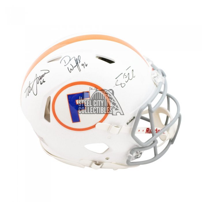 TIM TEBOW STEVE SPURRIER DANNY WUERFFEL AUTOGRAPHED FLORIDA GATORS 16x20  PHOTO