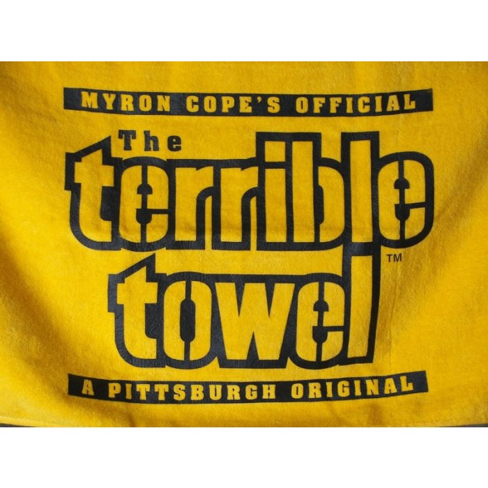 Myron Cope's Official - The Terrible Towel - A Pittsburgh Original