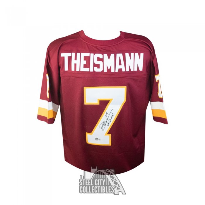 Joe Theismann Autographed & Framed White Redskins Jersey Auto