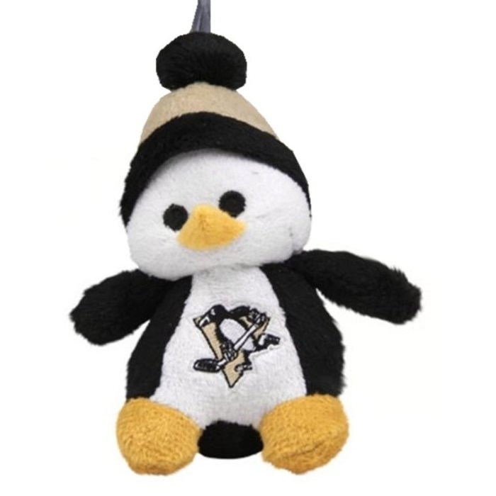 Pittsburgh Penguins NHL Plush Penguin Christmas Ornament Steel City