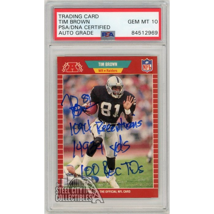 Tim Brown autographed limited edition print –