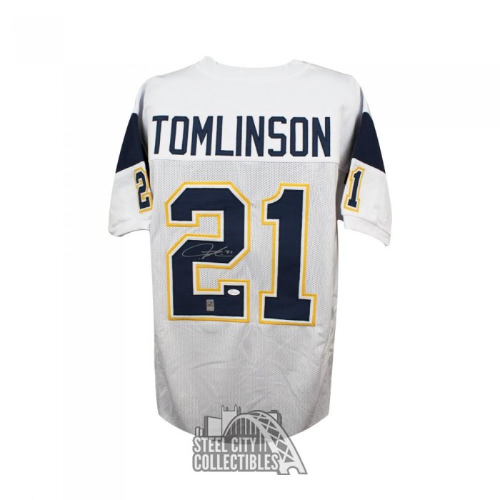 Ladainian Tomlinson Autographed San Diego (Navy Blue #21) Custom Jerse –  Palm Beach Autographs LLC