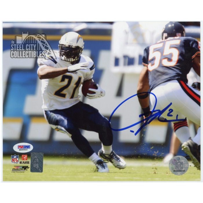 LaDainian Tomlinson Autographed San Diego Chargers 8x10 Photo - PSA/DNA ...