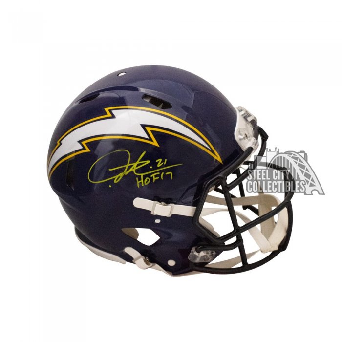 LaDainian Tomlinson Autographed HOF 17 San Diego Chargers AMP Mini Football  Helmet - BAS COA