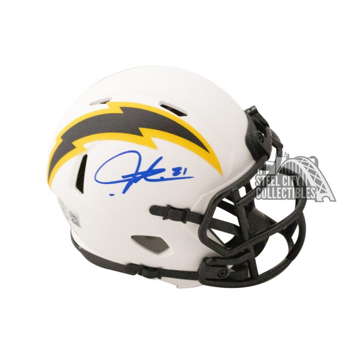 LaDainian Tomlinson Autographed Los Angeles Flash HOF 17 Mini Football  Helmet - BAS