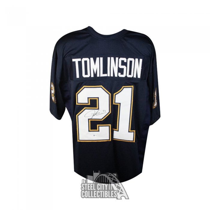 Ladainian Tomlinson Autographed Signed Custom Jersey - Beckett Authentic -  NVY 