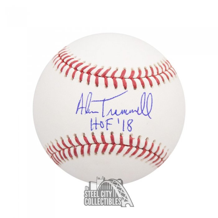 Alan Trammell Autograph Detroit Tigers F/S Souvenir Replica Baseball Helmet  JSA