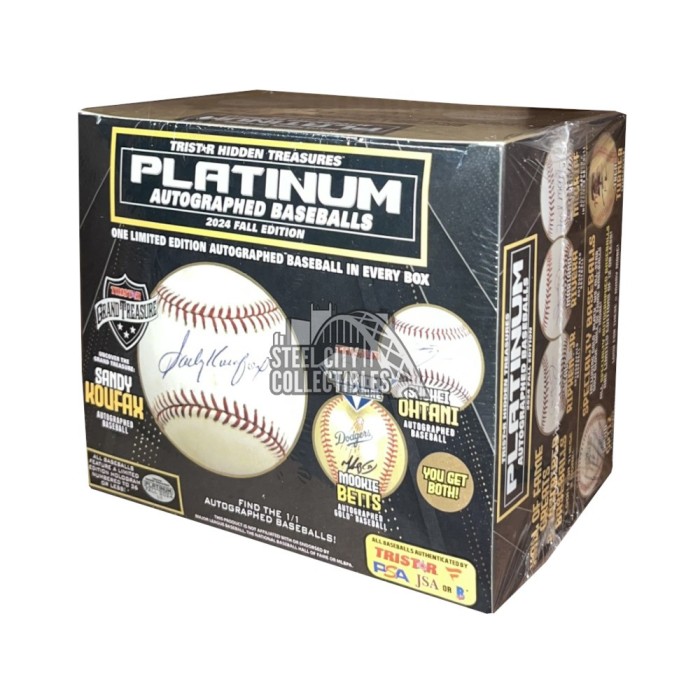 2024 Tristar Hidden Treasures Autographed Baseball Platinum Fall Edition Box