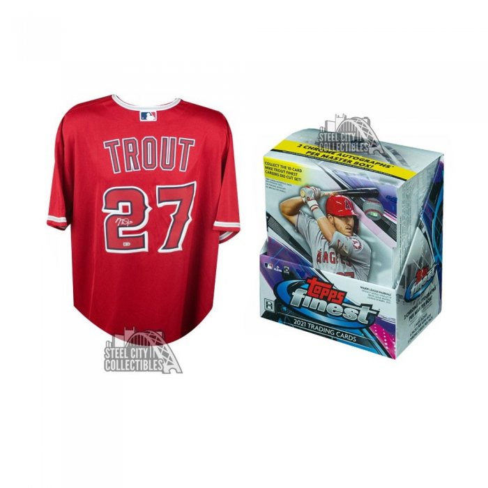 2021 Panini National Treasures Baseball Hobby 2-Box Random Serial Number  Group Break - Prize - Mike Trout Red LA Angels Autographed Jersey #1 -  CHRIS