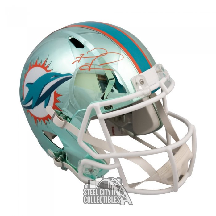 Fanatics Authentic Tua Tagovailoa Miami Dolphins Autographed Riddell Speed Replica Helmet