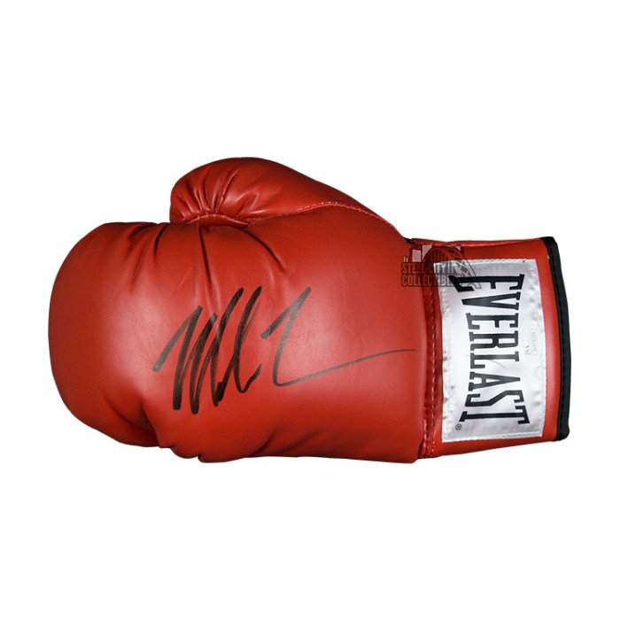 Mike Tyson Autographed Everlast Red Boxing Glove - JSA COA | Steel City ...