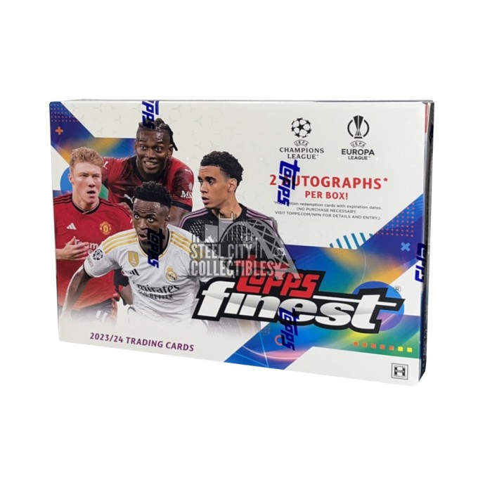 2023-24 Topps UEFA Club Competitions Finest Soccer Hobby Box