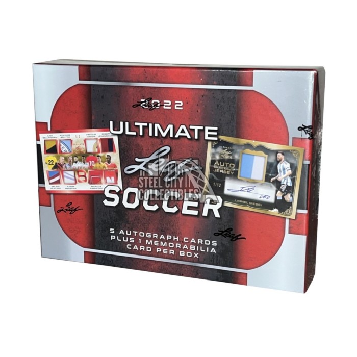 2022 Leaf Ultimate Soccer Hobby Box Steel City Collectibles