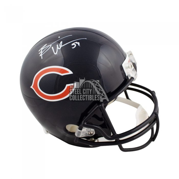 Brian Urlacher Chicago Bears Signed Autograph White Custom Jersey JSA  Witnessed Certified at 's Sports Collectibles Store