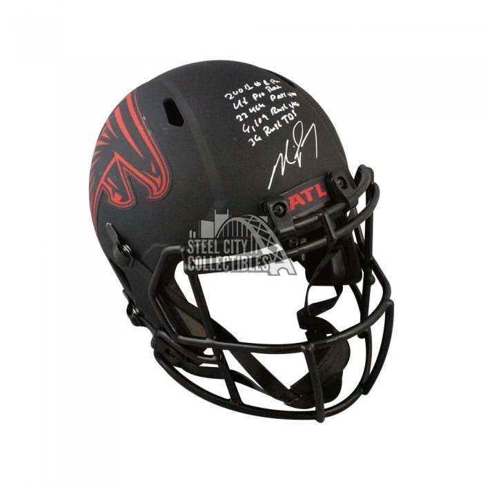 Michael Vick Autographed Atlanta Falcons (LUNAR Eclipse) Deluxe