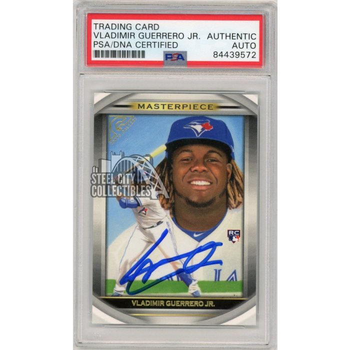 Vladimir Guerrero Jr 2019 Topps Gallery Autographed Rookie Card #MP29-  PSA/DNA