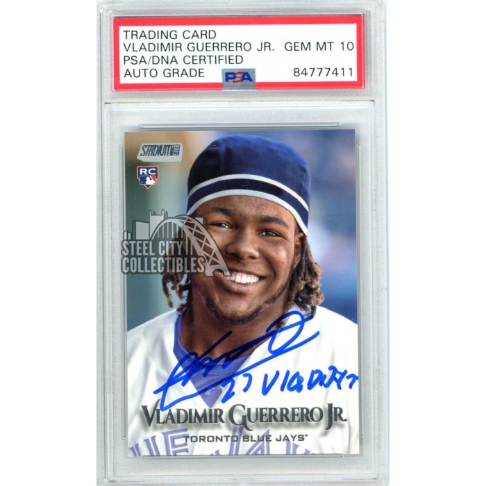 Signature Collectibles VLADIMIR GUERRERO JR AUTOGRAPHED HAND