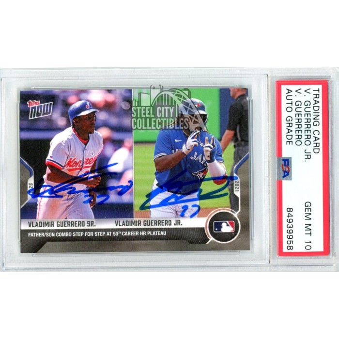 Vladimir Guerrero Jr Signed Toronto Blue Jays 2016 Topps