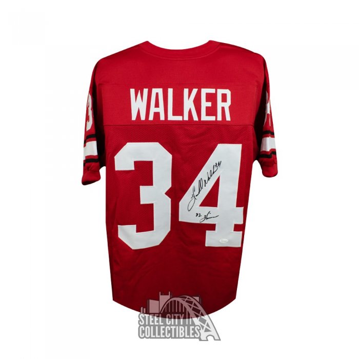 Herschel Walker Autographed Georgia Bulldogs Custom White Football Jersey  JSA