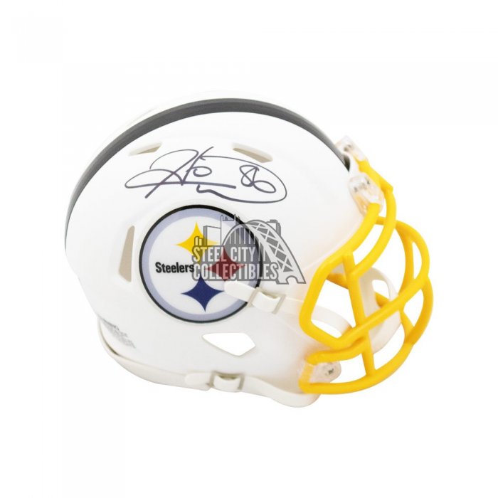 Pittsburgh Steelers #24 Ike Taylor Autographed Riddell Mini Helmet