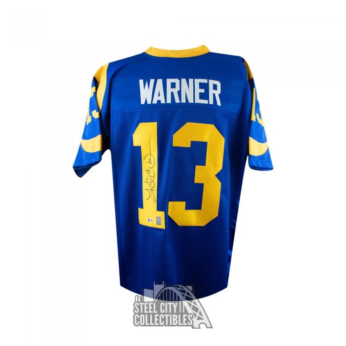 Mitchell & Ness Men's St. Louis Rams Kurt Warner #13 1999 Royal