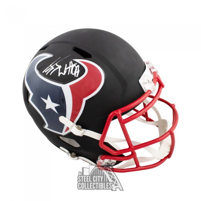 JJ Watt Houston Texans Signed Autograph Full Size Helmet JSA Certified