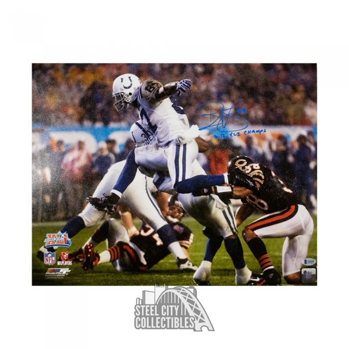 Reggie Wayne Signed Indianapolis Colts 35x43 Framed (Beckett COA)6xPro –  Super Sports Center