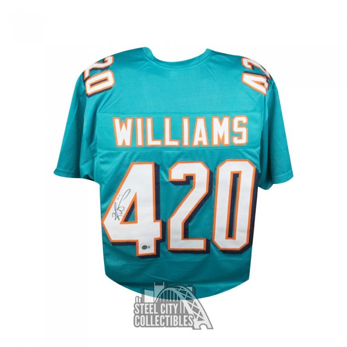 Lot Detail - Ricky Williams Signed Miami Dolphins Replica Football Jersey  (PSA/DNA)