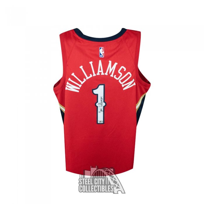 Zion Williamson Signed New Orleans Pelicans NBA Nike Jersey Fanatics  Authentic