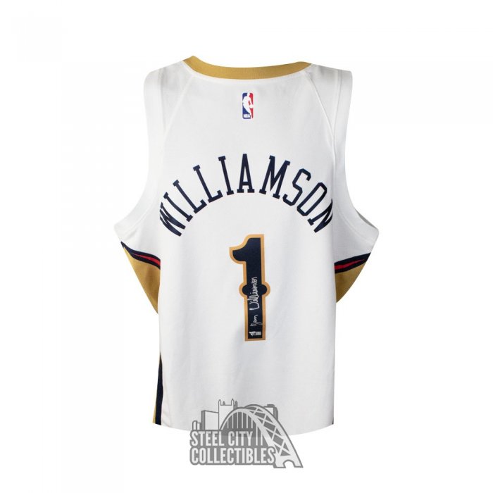 Nike New Orleans Pelicans Men's Association Swingman Jersey Zion Williamson - White