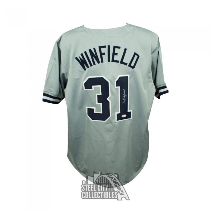 N.Y. Yankees Style Dave Winfield Autographed Signed Custom Jersey Jsa – MVP  Authentics