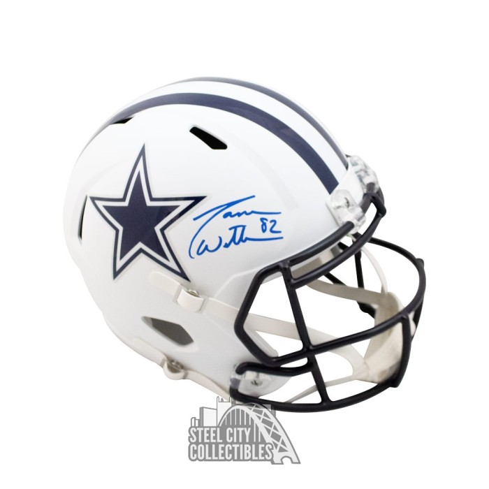 Jason Witten Autographed Dallas Cowboys Chrome Full-Size Football Helmet -  BAS COA