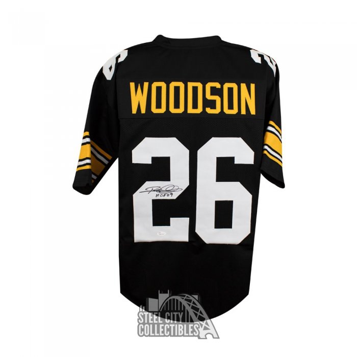 Jerseyrama Rod Woodson Jersey #26 Pittsburgh Unsigned Custom Stitched Black Football New No Brands/Logos Sizes S-3xl, Size: Large