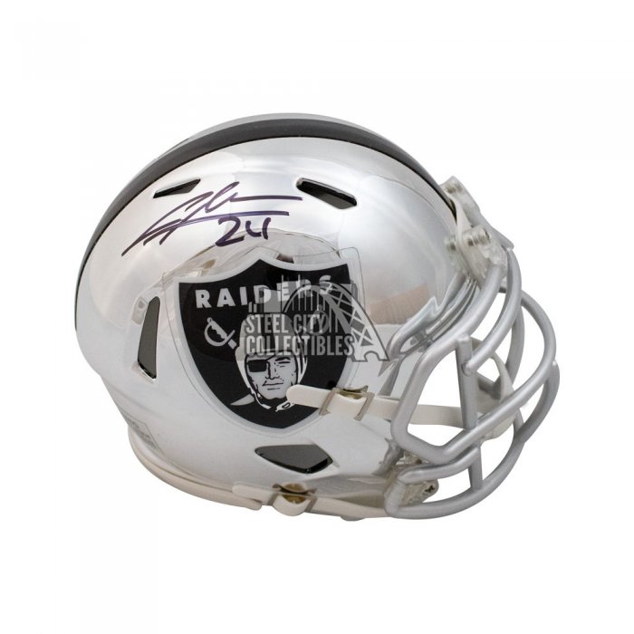 Tim Brown Autographed Los Angeles Raiders Flash Gray Speed Mini Helmet  Beckett BAS QR Stock #205679 - Mill Creek Sports