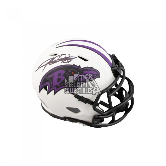 Rod Woodson Autographed Baltimore Ravens Flash Authentic Full-Size Football  Helmet - BAS (White Ink)