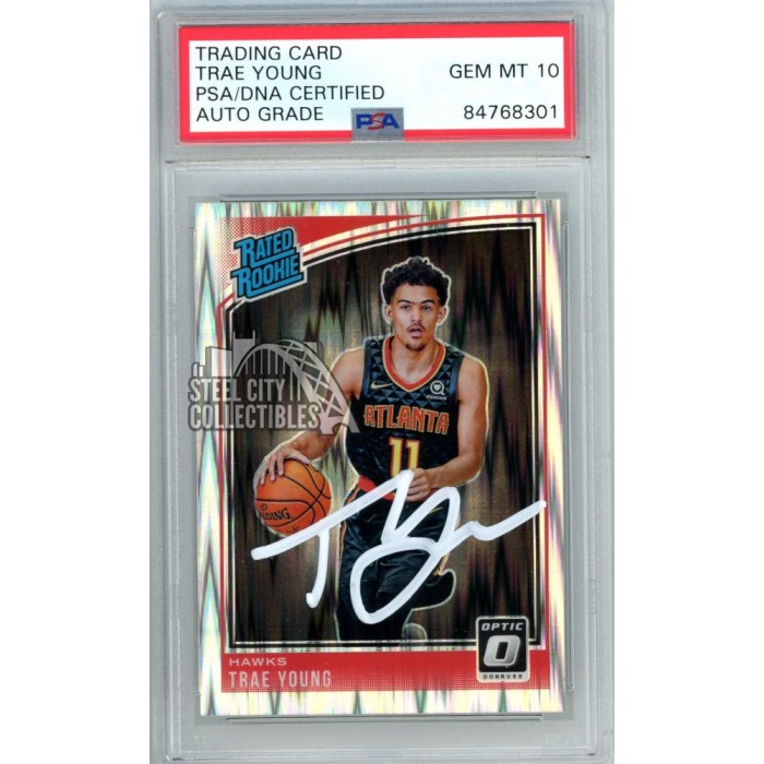 Trae Young 2018 Donruss Yellow Laser #198 Price Guide - Sports Card Investor