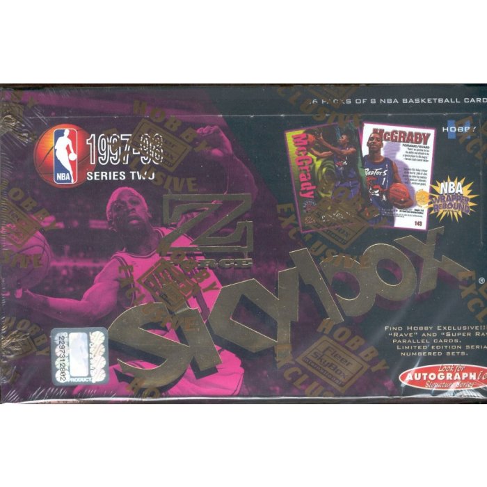 1997-98 Skybox Z-Force Series 2 Basketball Hobby Box Random 2 
