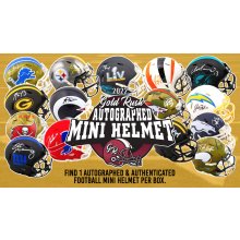 2021 Gold Rush Autographed Mini Helmet Football Specialty